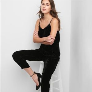 Gap velvet jumpsuit. Never worn.